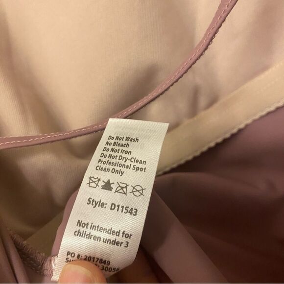 WEISSMAN Balera Dance Costume Metallic lavender mesh Floral Dress D11543 SA - Picture 9 of 12